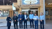 حضور رئیس محترم بانک رفاه شعبه علوم پزشکی جناب آقای رمضانی در بیمارستان مرادی به مناسبت روز پرستار