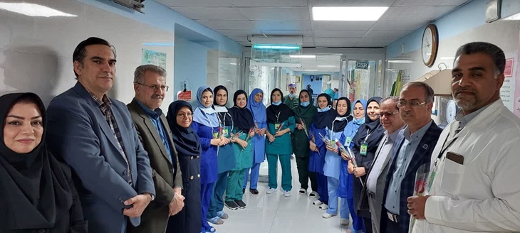تجلیل از پرستاران مرکز به مناسبت روز پرستار